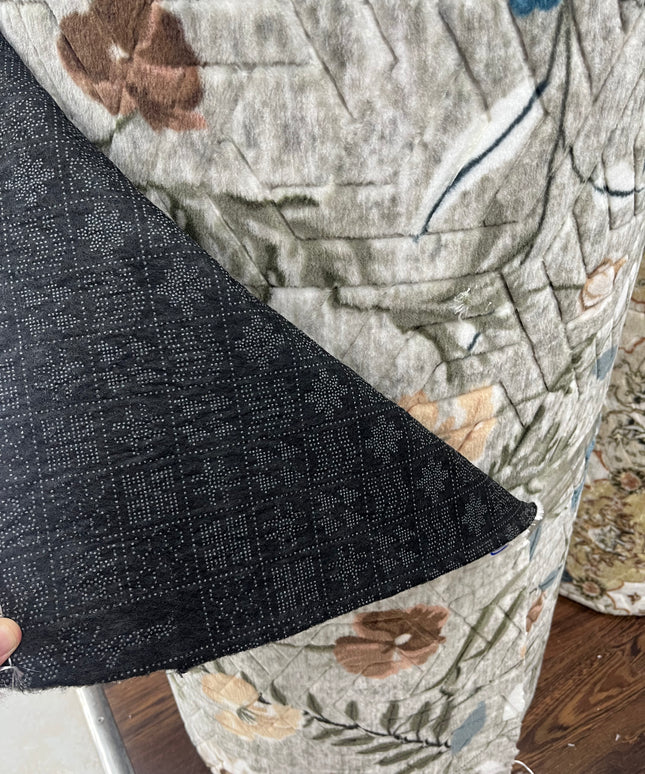 Tapis sur mesure "allée fleurie " Ardasia