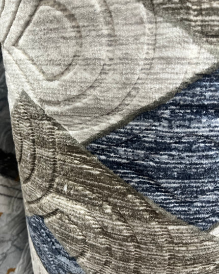 Tapis sur mesure "prisme gris-bleue" Ardasia
