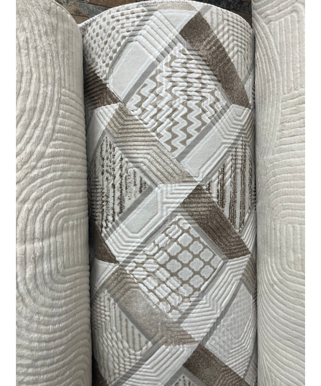Tapis sur mesure "style patchwork géométrique" Ardasia