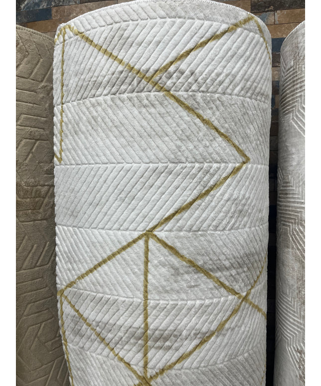 Tapis sur mesure "abstrait dorée" Ardasia