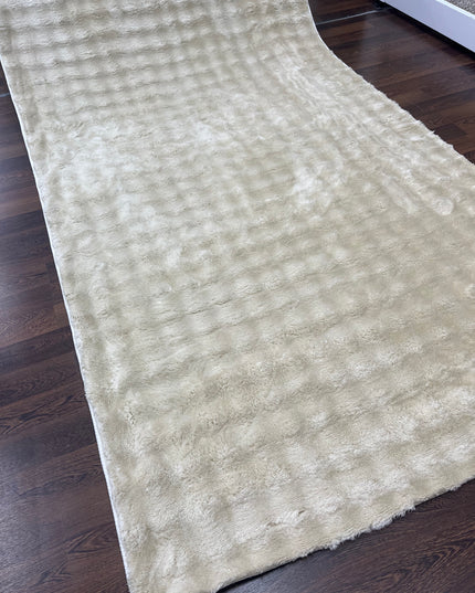 Tapis sur mesure " Shaggy bubble beige" Ardasia