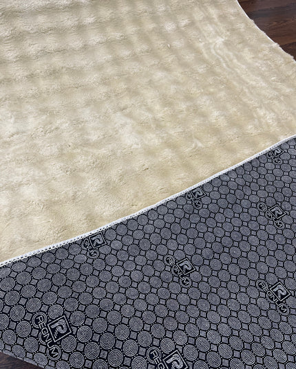 Tapis sur mesure " Shaggy bubble beige" Ardasia