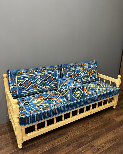 Ensemble salon traditionnel " ANADOLU Bleue " Sedirhan