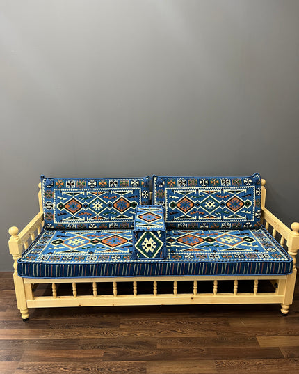Ensemble salon traditionnel " ANADOLU Bleue " Sedirhan