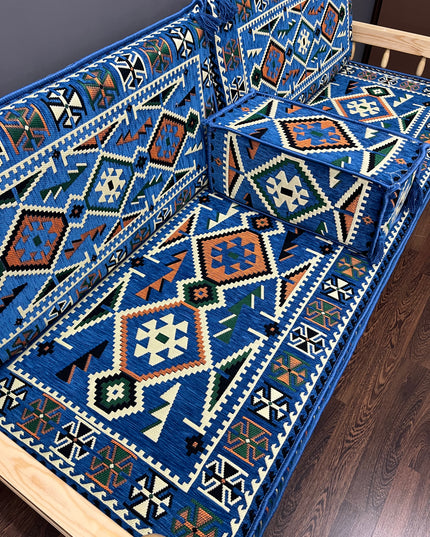 Ensemble salon traditionnel " ANADOLU Bleue " Sedirhan