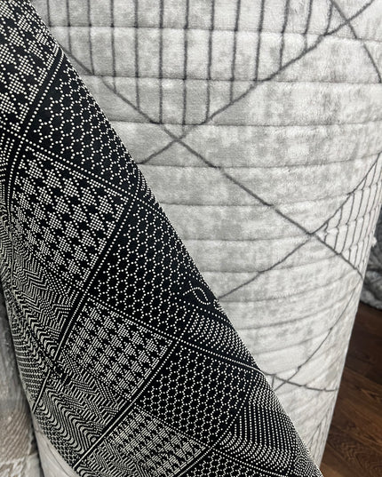 Tapis sur mesure "Losange linéaire" Ardasia