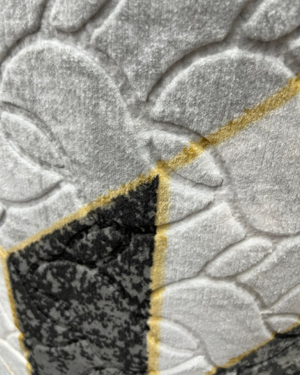 Tapis sur mesure "Losange dorée" Ardasia