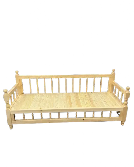 Sedir banc en bois massif verni Sedirhan