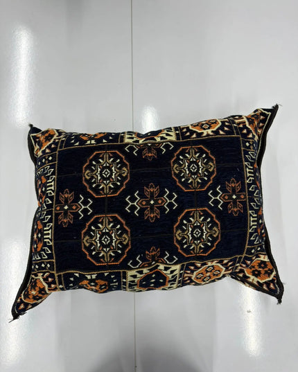 Coussin de sol Kilim perse bleu nuit Sedirhan