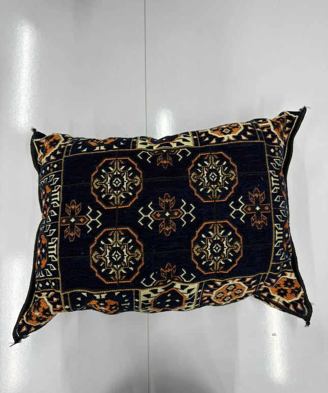 Coussin de sol Kilim perse bleu nuit Sedirhan