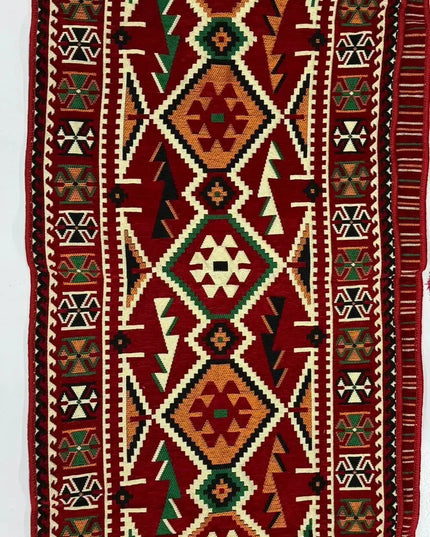 Housse salon traditionnel "ANADOLU rouge" sark kosesi (sans mousse) Sedirhan