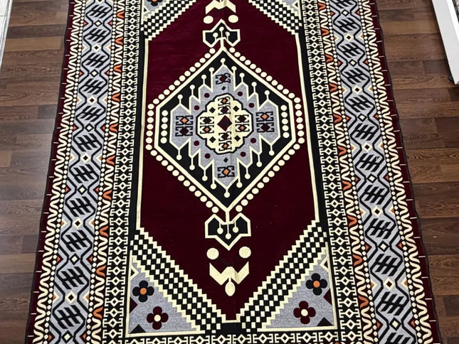 Tapis Kilim Oriental bordeaux 200x300 cm Sedirhan
