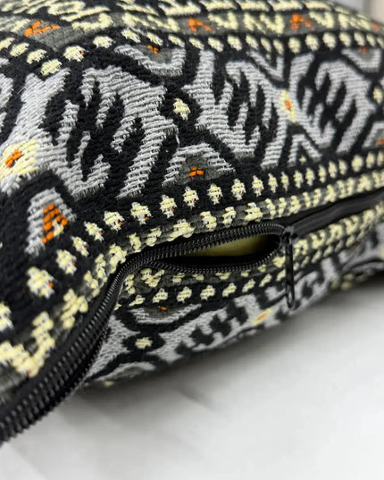 Coussin de sol Kilim Oriental gris Sedirhan