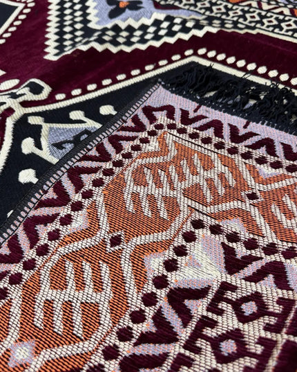 Tapis Kilim Oriental bordeaux 200x300 cm Sedirhan