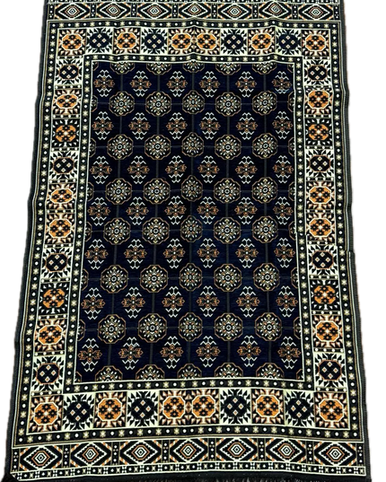 Tapis Kilim perse bleu nuit 120x180 cm Sedirhan