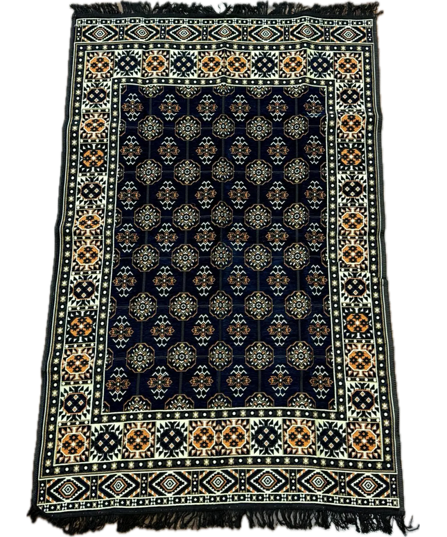 Tapis Kilim perse bleu nuit 120x180 cm Sedirhan