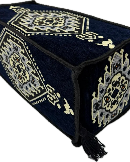 Accoudoir " oriental bleu nuit " pour sark kose Sedirhan