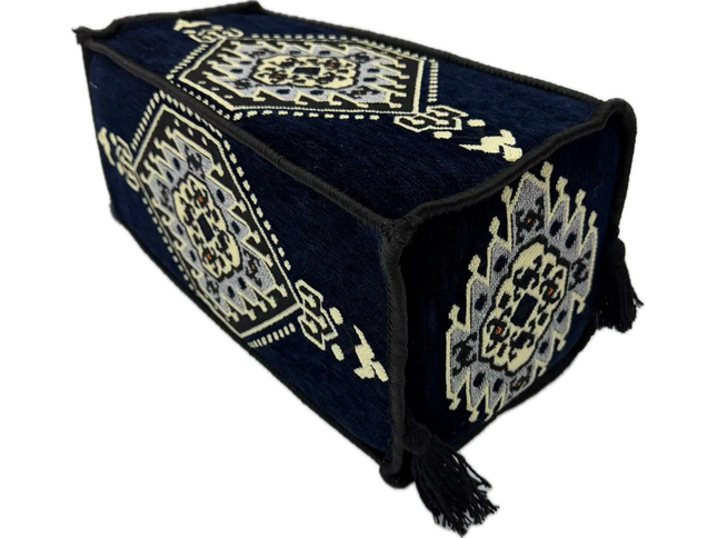 Accoudoir " oriental bleu nuit " pour sark kose Sedirhan