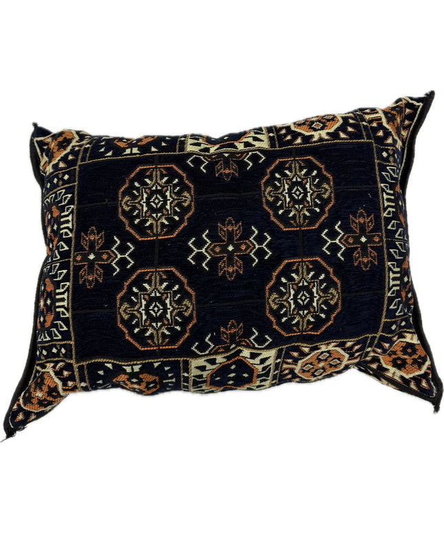 Coussin de sol Kilim perse bleu nuit Sedirhan