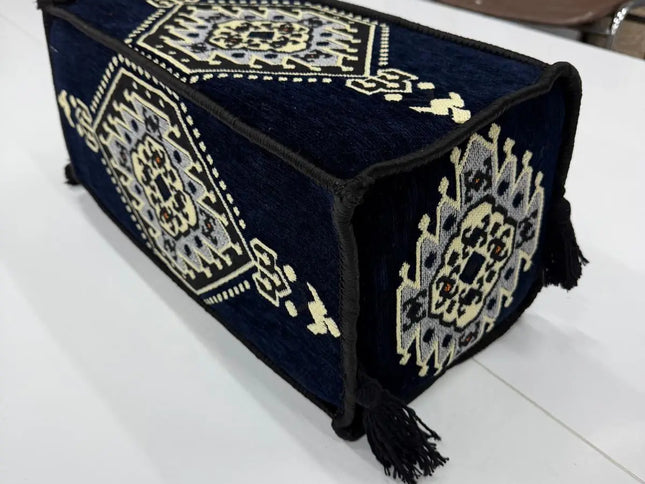 Accoudoir " oriental bleu nuit " pour sark kose Sedirhan