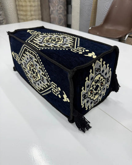 Accoudoir " oriental bleu nuit " pour sark kose Sedirhan