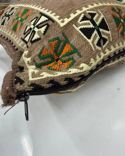 Coussin de sol Kilim Anadolu beige Sedirhan