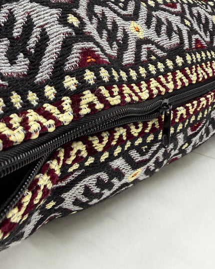 Coussin Kilim Oriental bordeaux Sedirhan