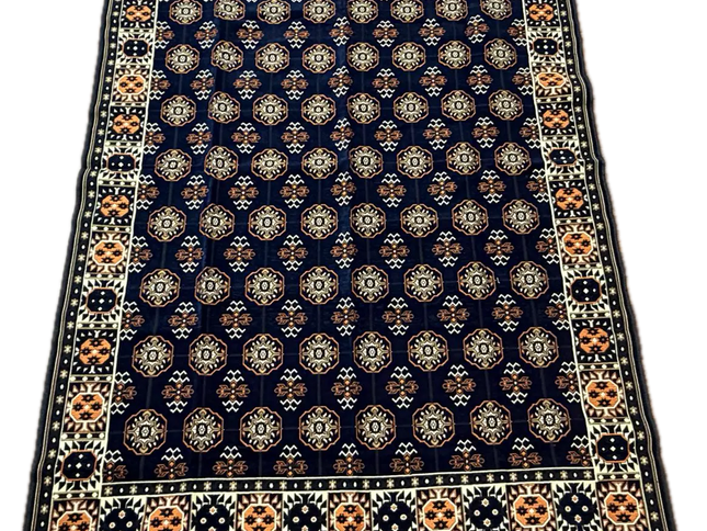Tapis Kilim perse bleu nuit 200x300 cm Sedirhan
