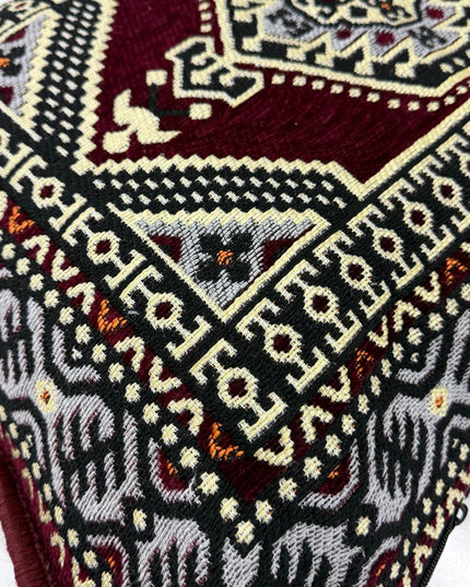 Coussin Kilim Oriental bordeaux Sedirhan