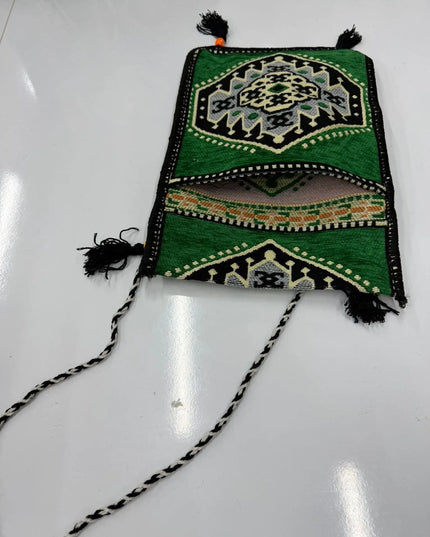Sac Kilim vert émeraude Sedirhan