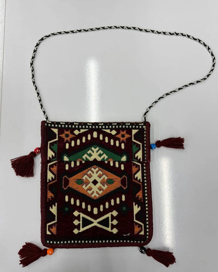 Sac Kilim bordeaux Sedirhan
