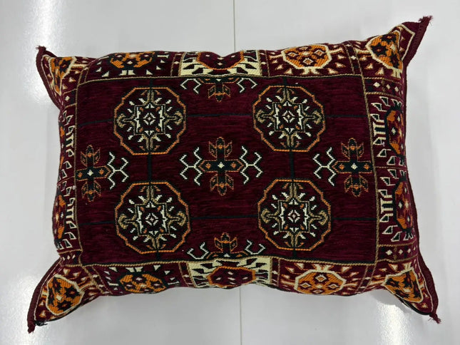 Coussin de sol Kilim perse bordeaux Sedirhan