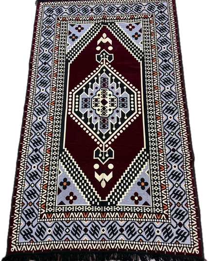 Tapis Kilim Oriental bordeaux 170x240 cm Sedirhan
