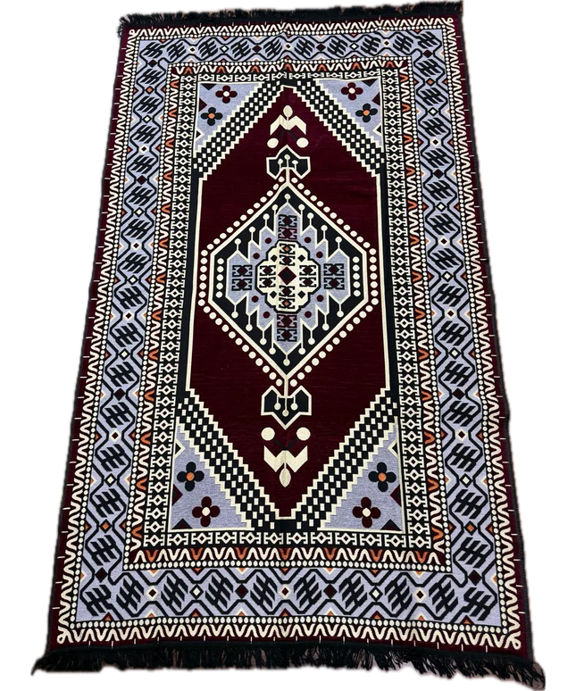 Tapis Kilim Oriental bordeaux 170x240 cm Sedirhan