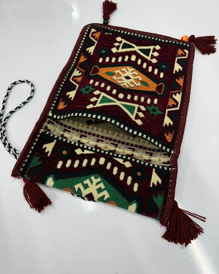 Sac Kilim bordeaux Sedirhan