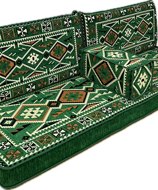 Ensemble salon traditionnel "ANADOLU vert émeraude" sark kosesi