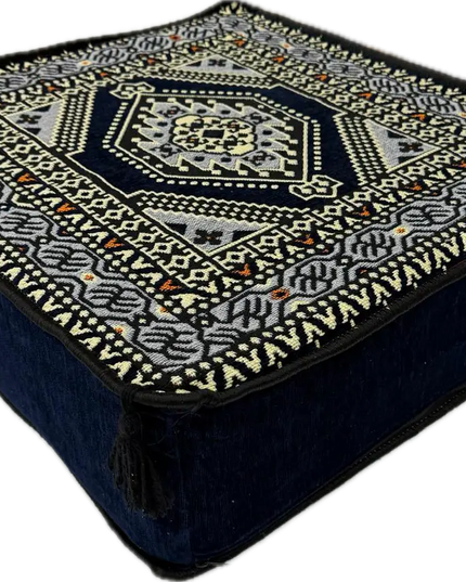 Table basse en mousse « Oriental bleu nuit » Sedirhan