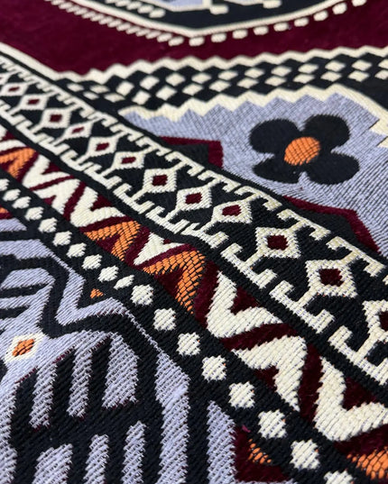 Tapis Kilim Oriental bordeaux 170x240 cm Sedirhan