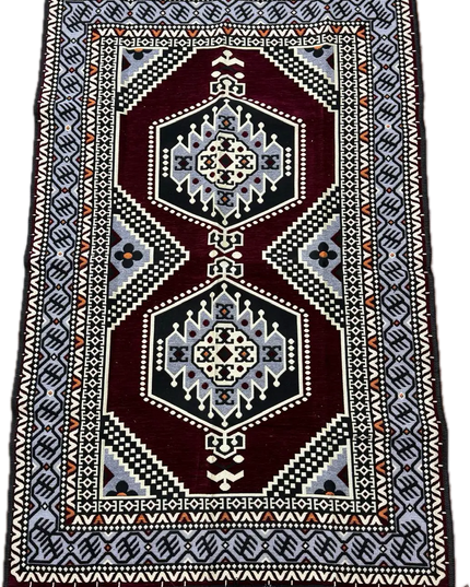 Tapis Kilim Oriental bordeaux 120x180 cm Sedirhan