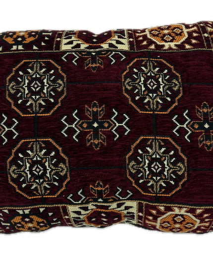 Coussin de sol Kilim perse bordeaux Sedirhan
