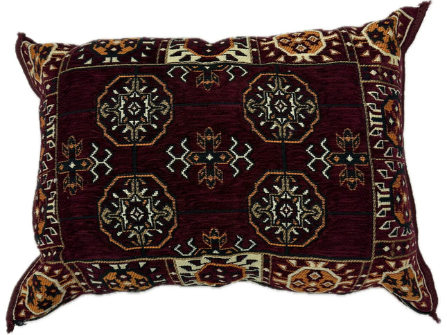 Coussin de sol Kilim perse bordeaux Sedirhan