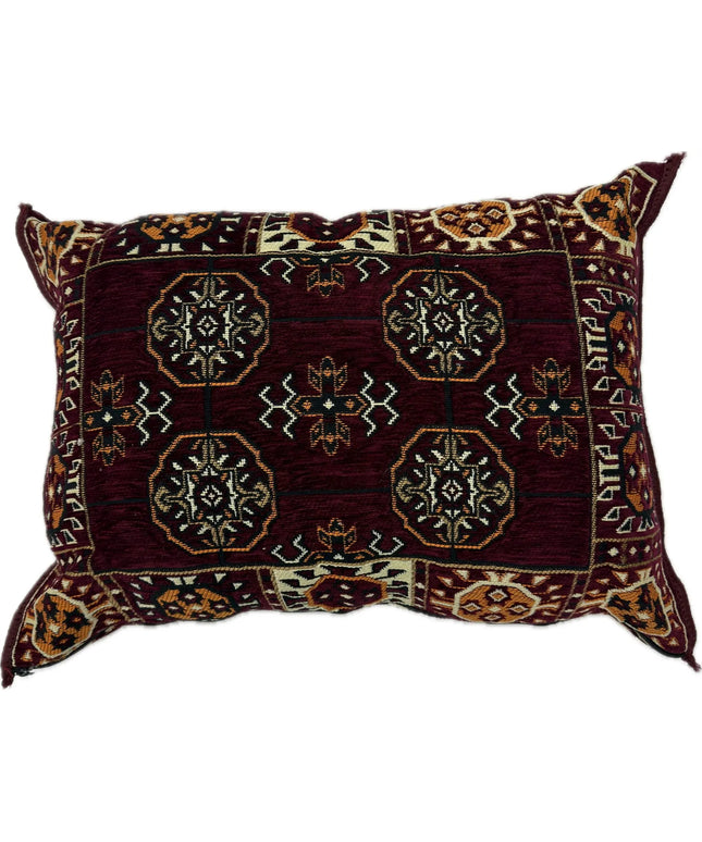 Coussin de sol Kilim perse bordeaux Sedirhan