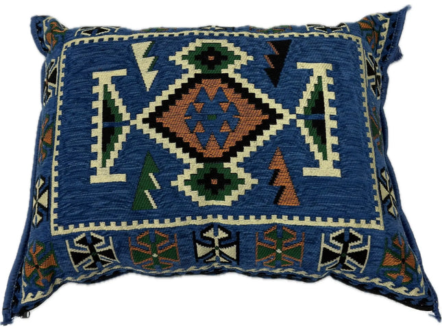 Coussin de sol Kilim Anadolu bleu Sedirhan
