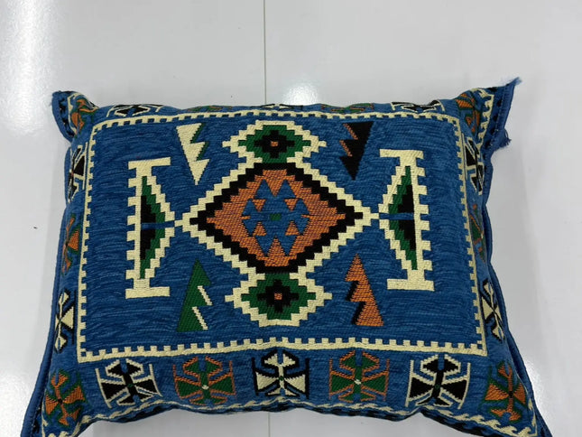 Coussin de sol Kilim Anadolu bleu Sedirhan