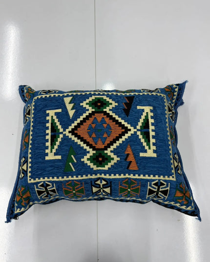 Coussin de sol Kilim Anadolu bleu Sedirhan
