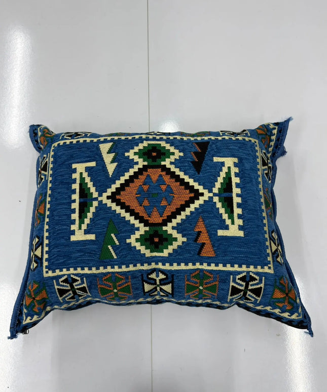 Coussin de sol Kilim Anadolu bleu Sedirhan