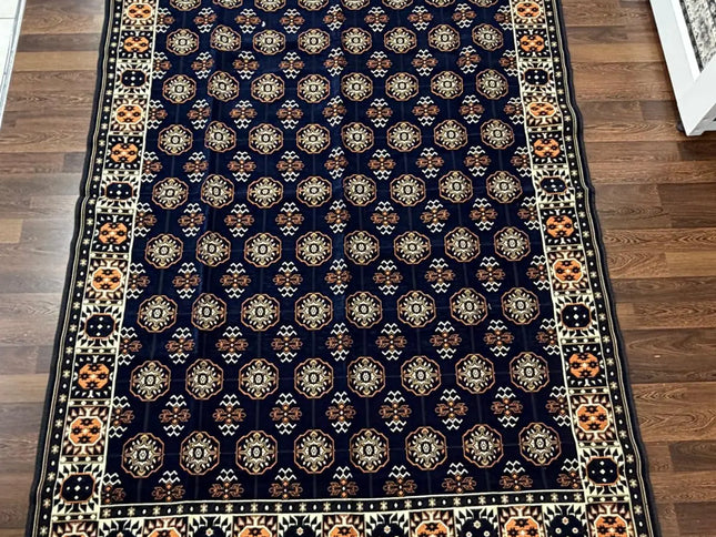 Tapis Kilim perse bleu nuit 200x300 cm Sedirhan