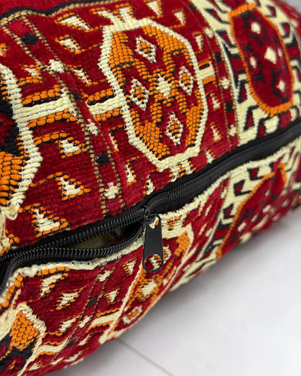 Coussin de sol Kilim perse rouge Sedirhan