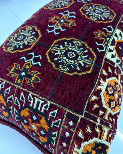 Coussin de sol Kilim perse bordeaux Sedirhan