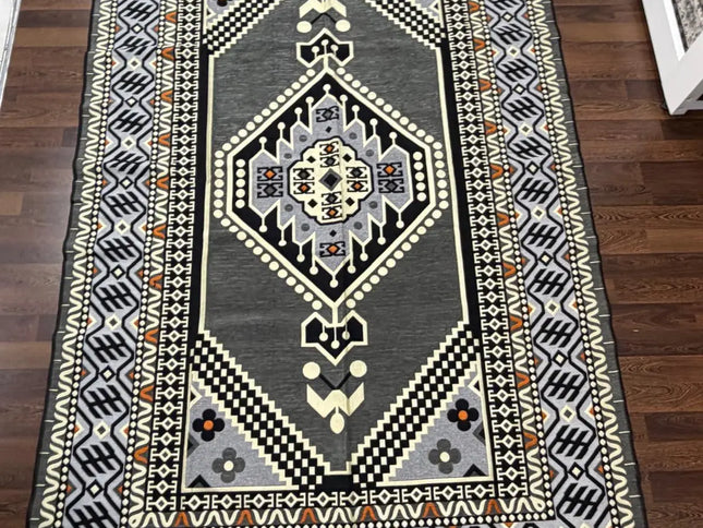 Tapis Kilim Oriental gris 200x300 cm Sedirhan